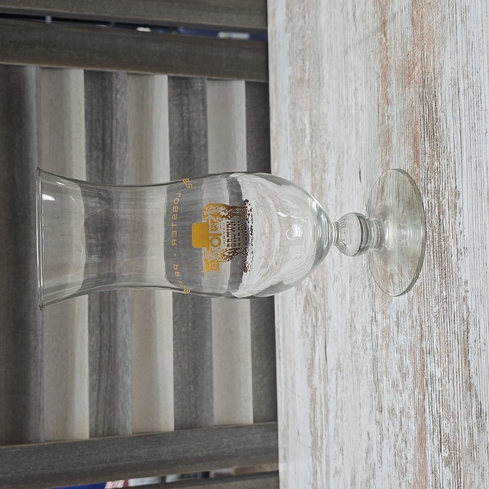 Vintage Girves Brown Derby Stem Cocktail Glass – Rare – Excellent Condition
